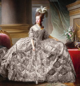 Marie Antoinette wedding dress